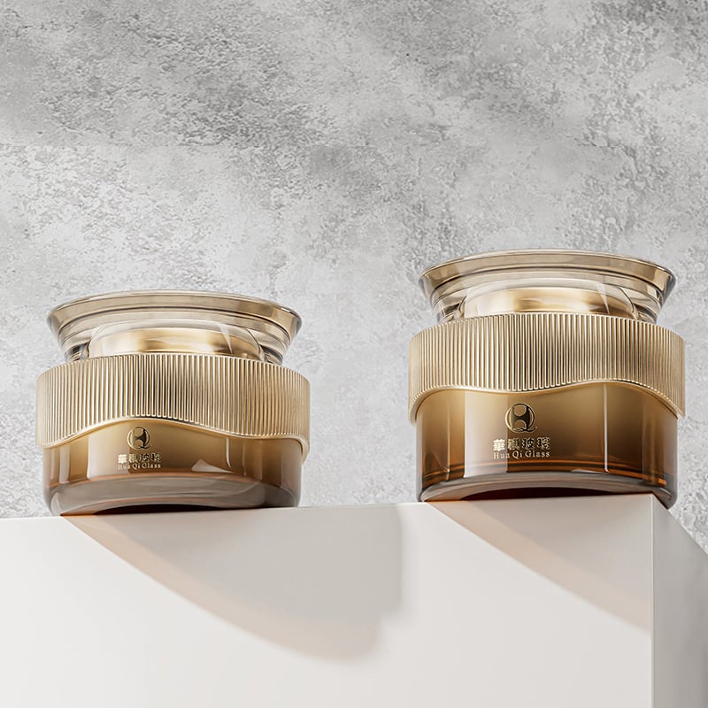 30g 50g glass cosmetic jars with lid