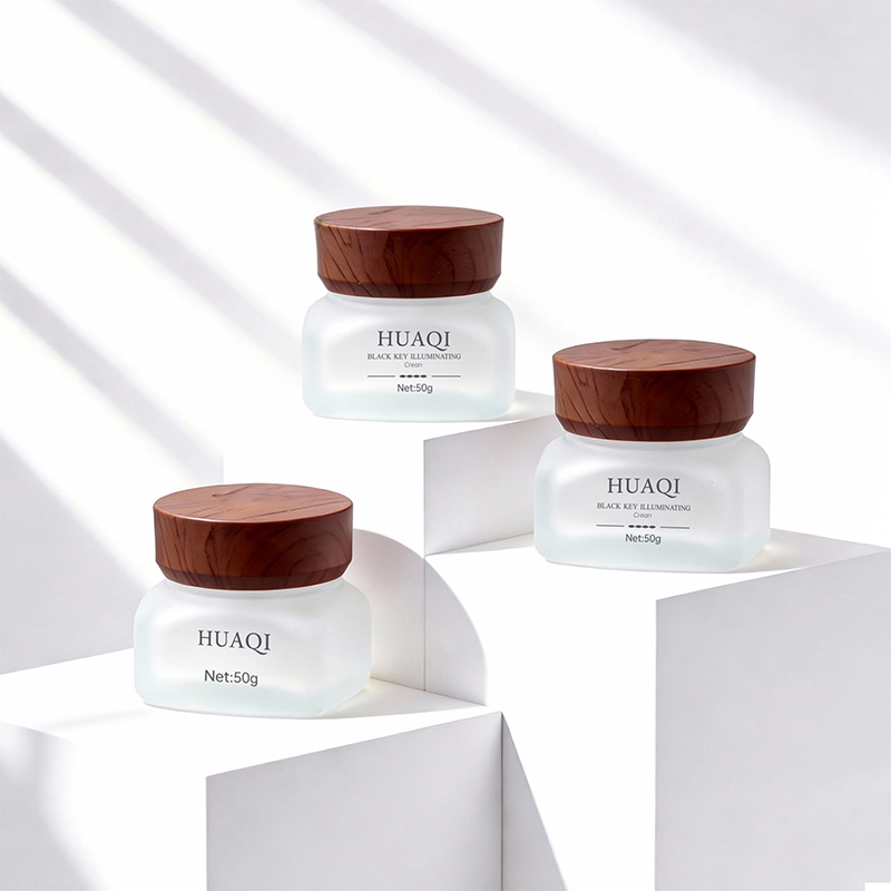 Cosmetic Brand Custom Glass Cream Jar