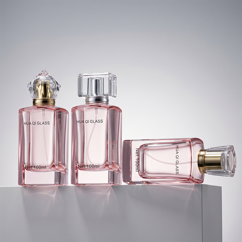Irregular Shaped Perfume Bottle High-End Glass Container for Perfume