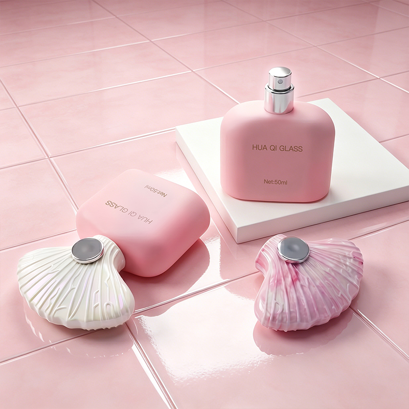 Perfume Glass Bottle Custom Shape Printing Logo Fragrance Packaging Bottle