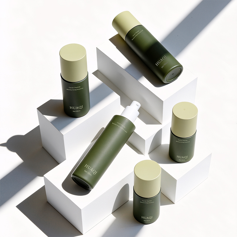 Custom Color Glass Skincare Packaging 