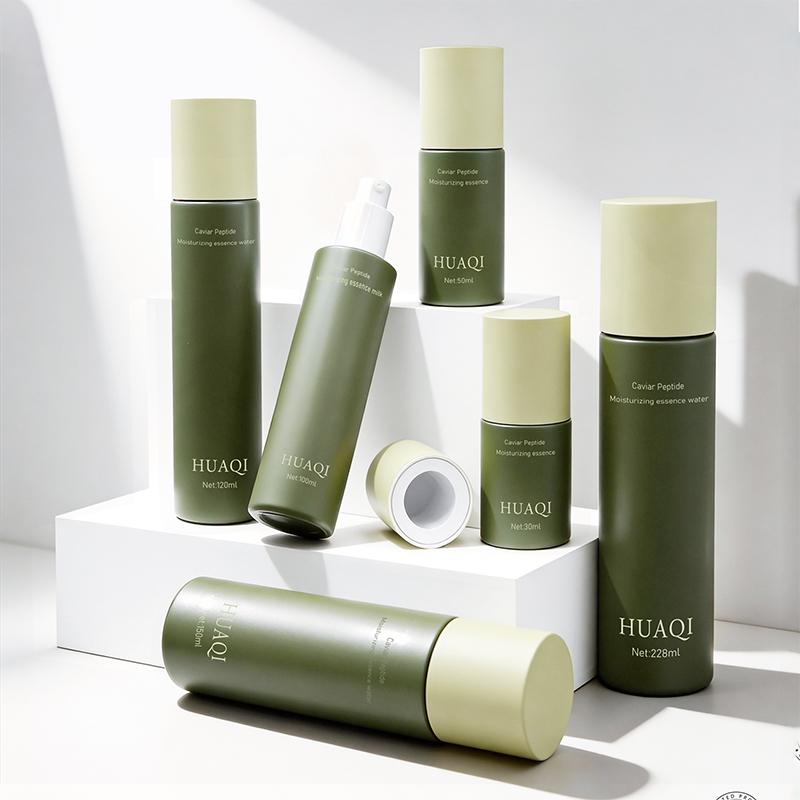 Custom Color Glass Skincare Packaging 