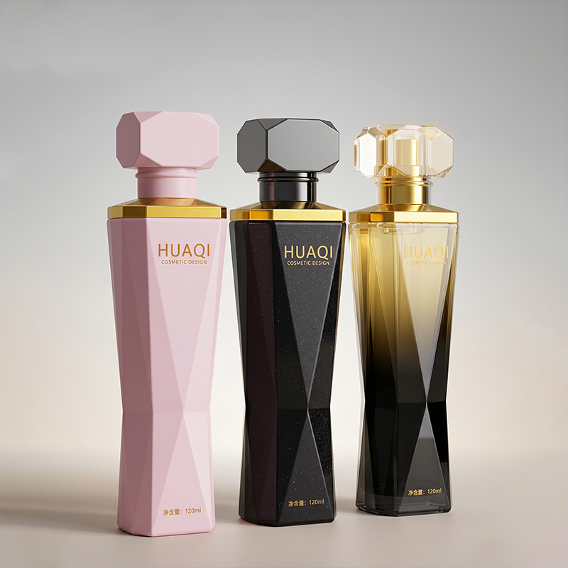 Premium Irregular Shape Glass Bottle Set  for Lotion Cream Essence