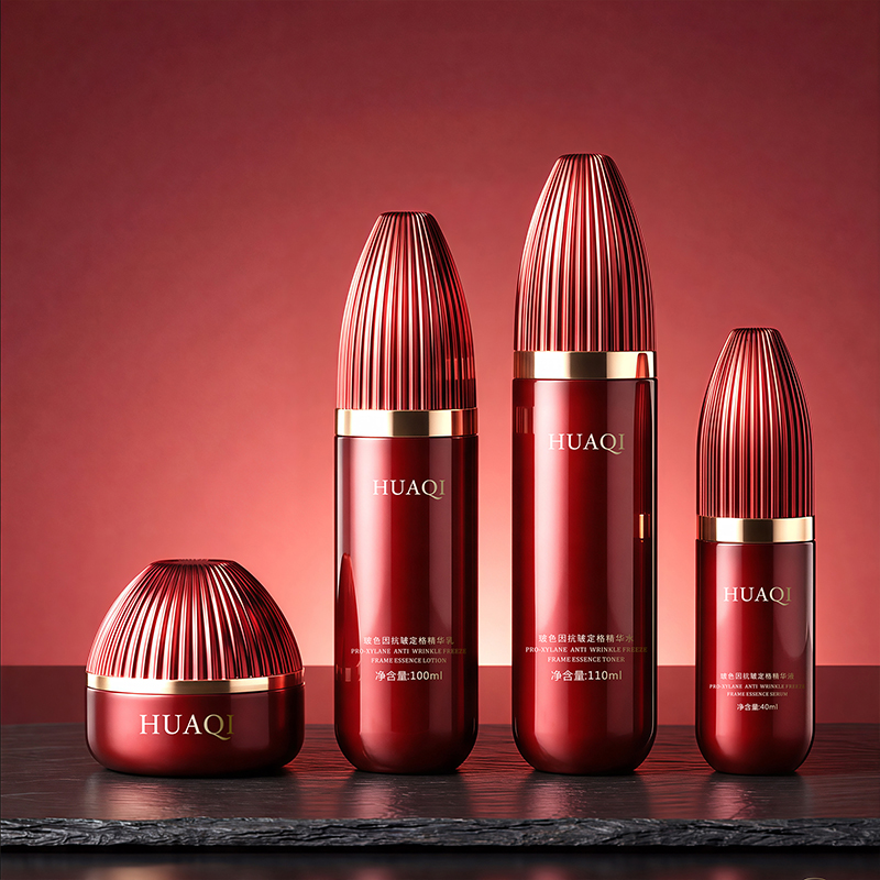 Factory Direct Luxury Electroplated Glass Skincare Bottle