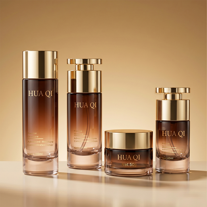 Curated Luxury Glass Skincare Bottle Set
