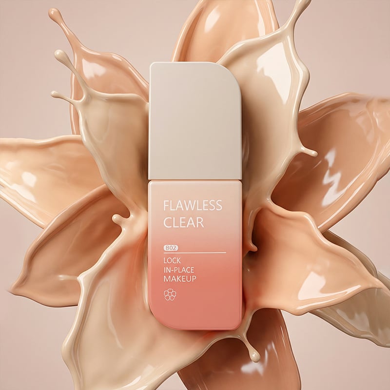 30g Premium Glass Foundation Bottle