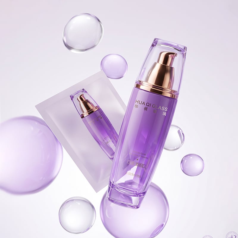 Cosmetic Grade Glass Bottle for Lotion Serum 