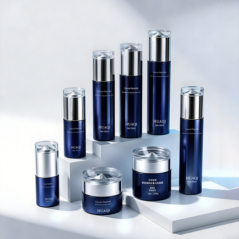 Premium Electroplated Glass Bottle for Serum and Lotion