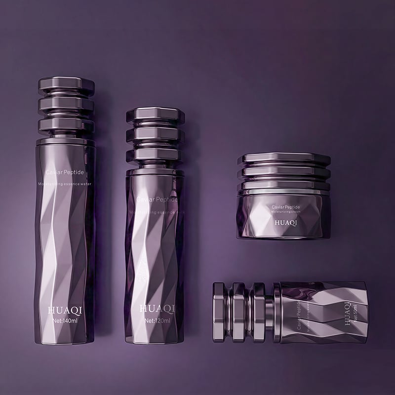 Custom Gradient Colour Glass Bottle for Cosmetics