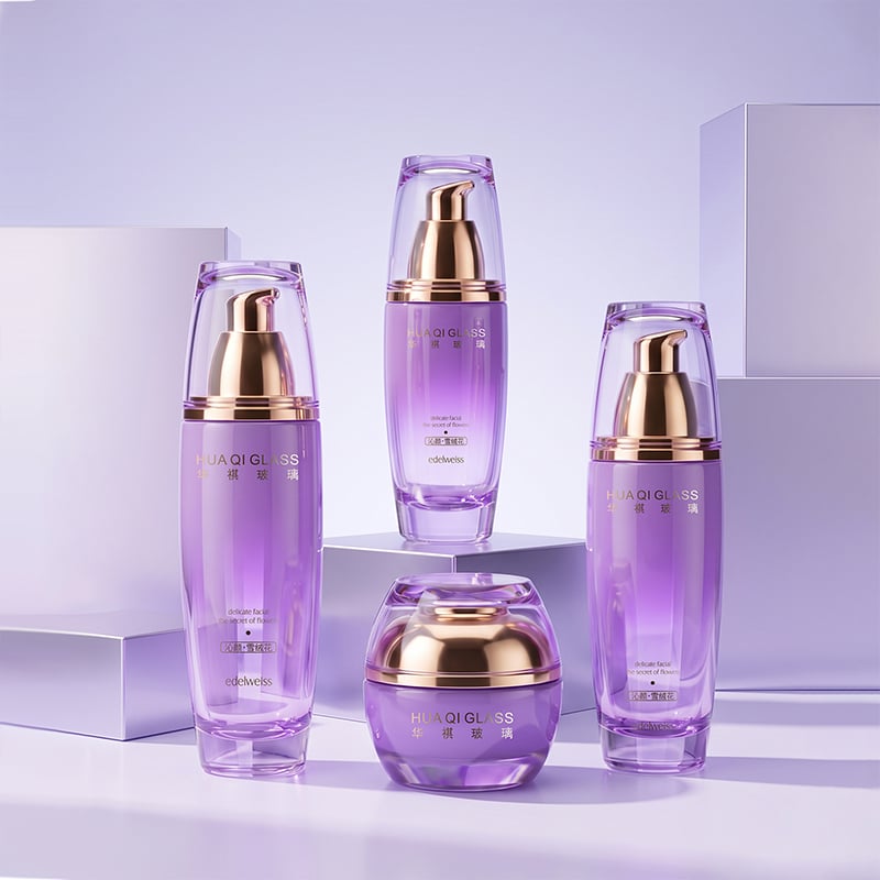 Cosmetic Grade Glass Bottle for Lotion Serum 