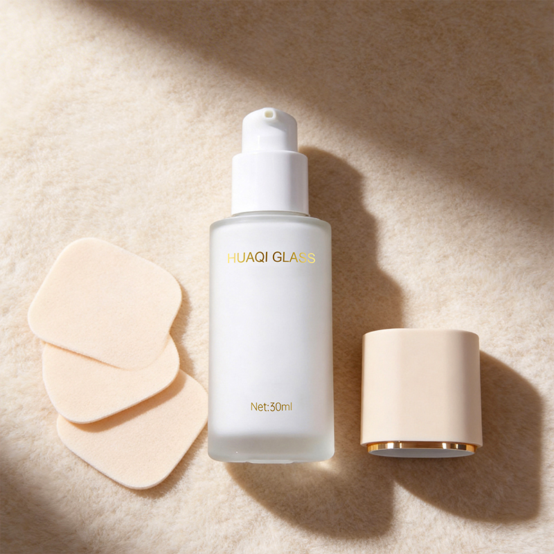 Custom Luxury Liquid Glass Foundation Bottle