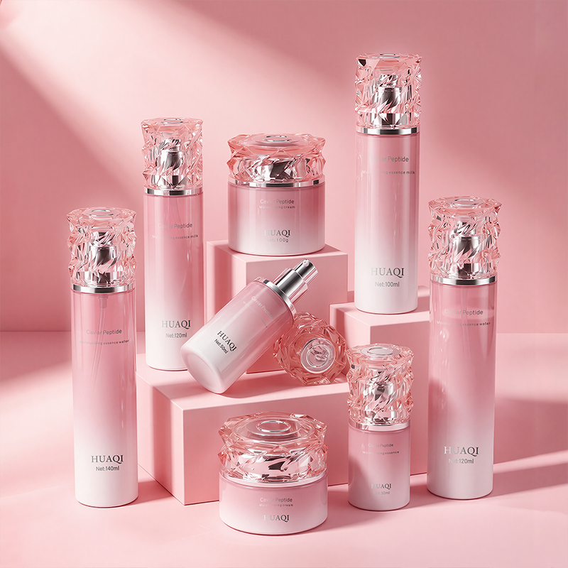 Premium Customizable Glass Cosmetic Bottles for Serum Lotion Essential Oil
