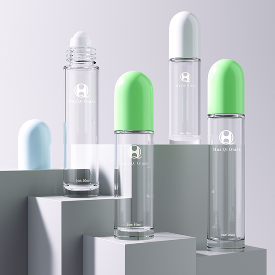 Glas Roll-on-Flasche