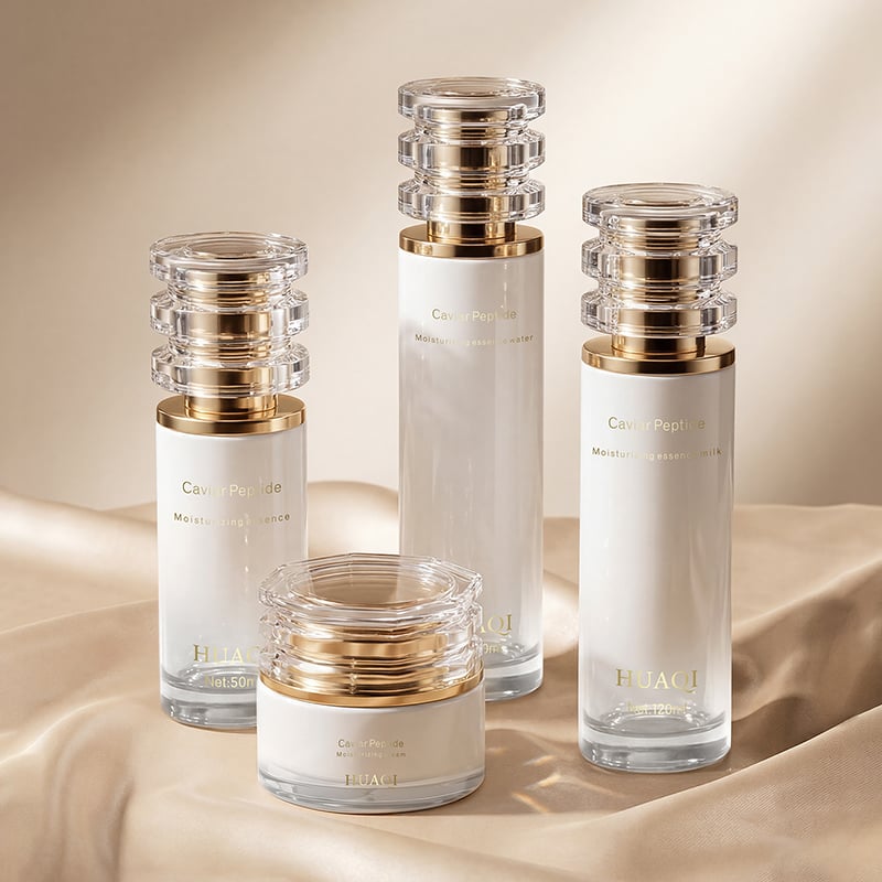 Custom Gradient Colour Glass Bottle for Cosmetics