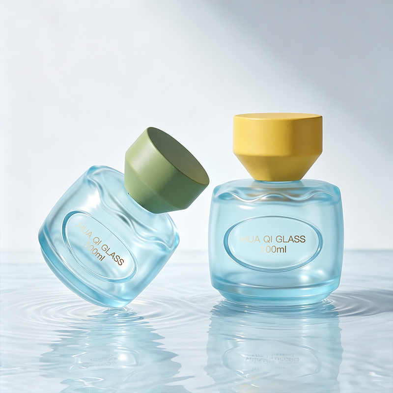 Perfume Glass Bottle Custom Shape Printing Logo Fragrance Packaging Bottle