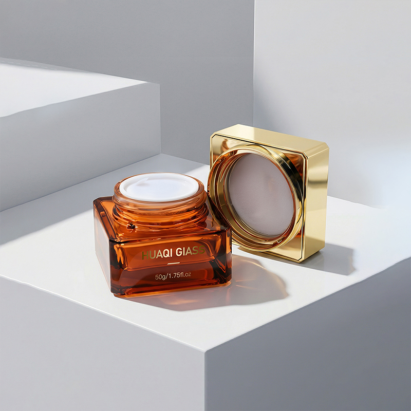 New Design Glass Cosmetic Containers Cream 