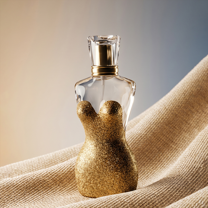 Irregular Shaped Perfume Bottle High-End Glass Container for Perfume