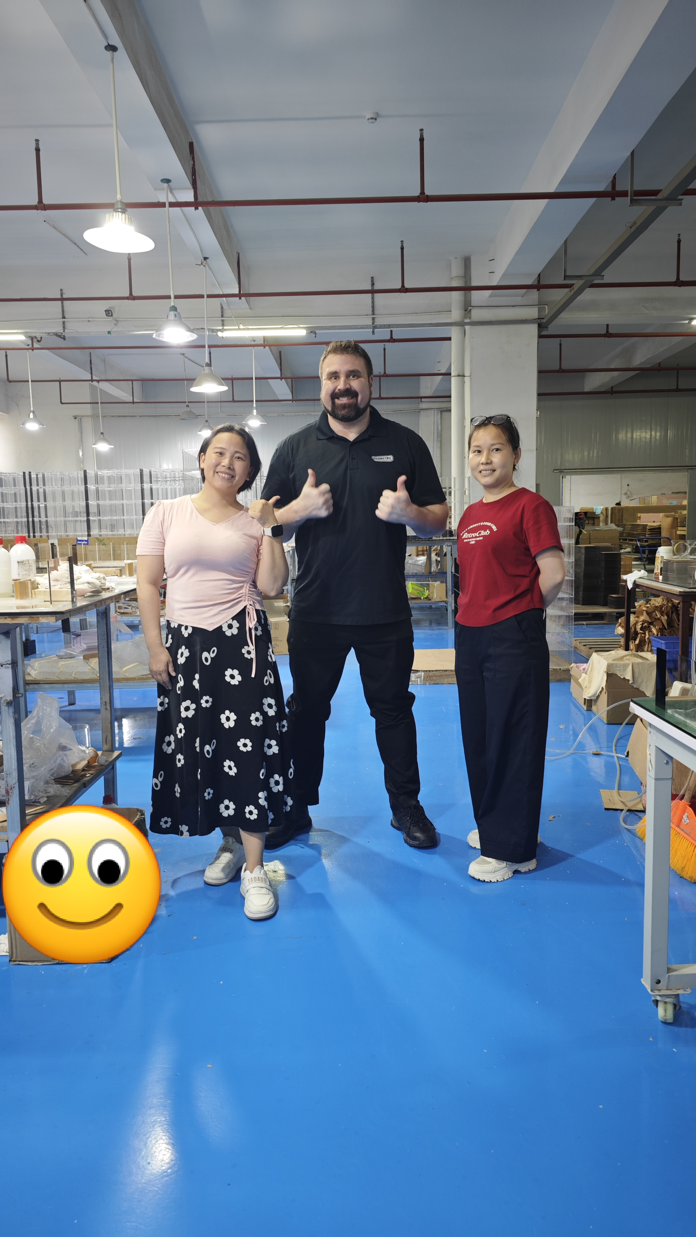 Canadian Client Visit: A Fruitful Collaboration at Our Acrylic Factory 