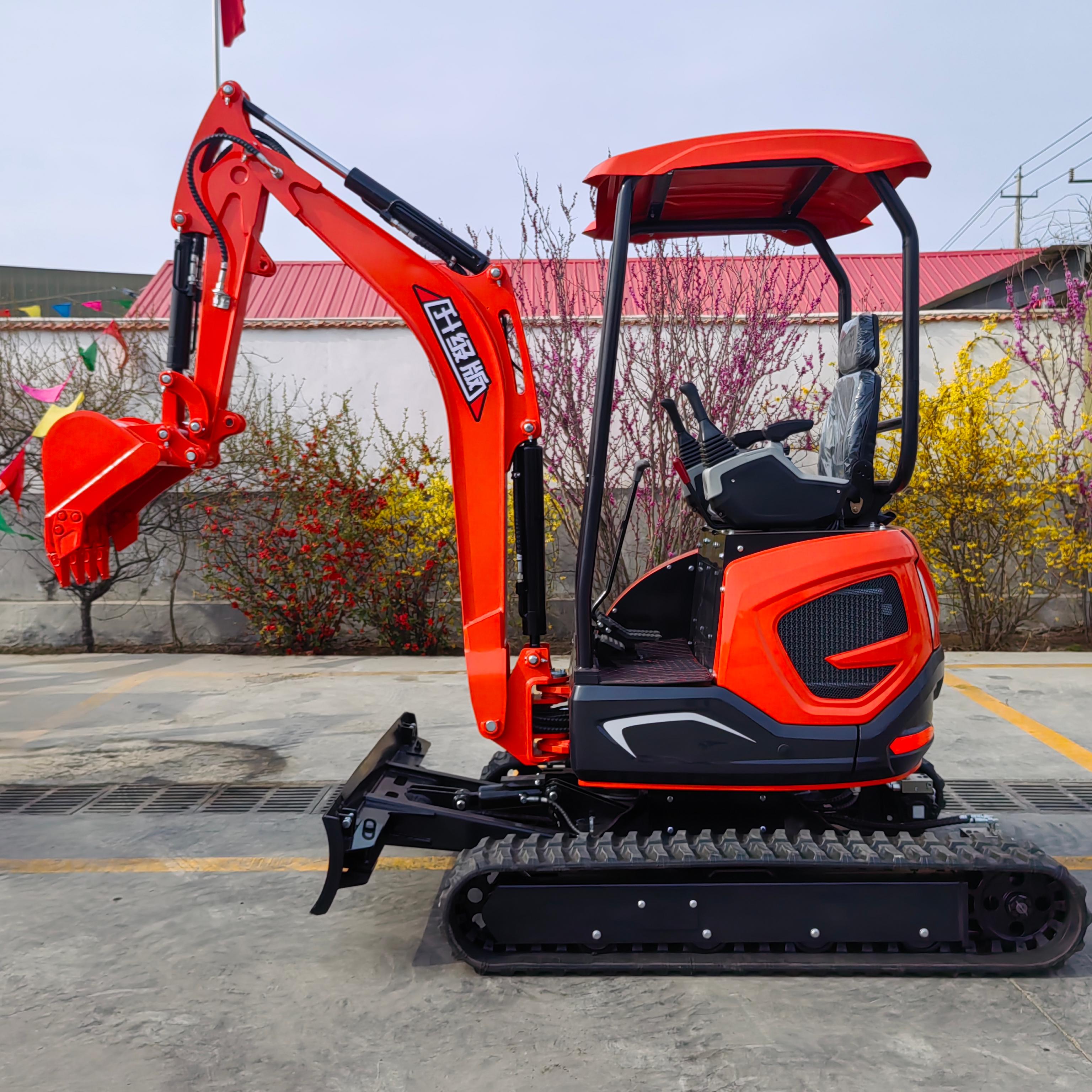 Hot Sale FREE SHIPPING Mini Excavator 2.5 Ton Farm Excavator Mini Crawler Digger Epa Small Mini Excavator 