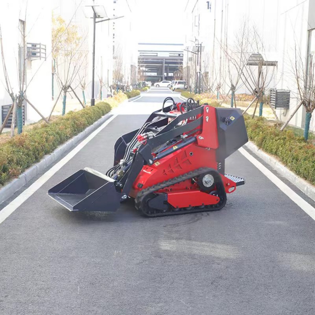 What are the key advantages of a skid steer loader?