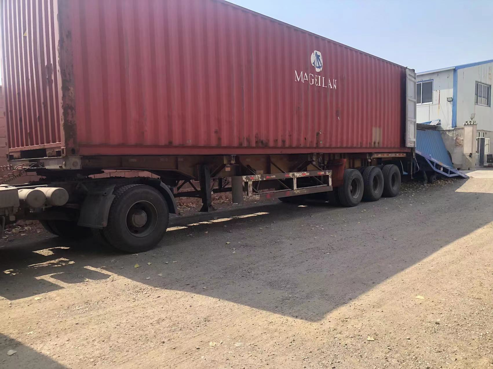 Traktor Indlæser Container