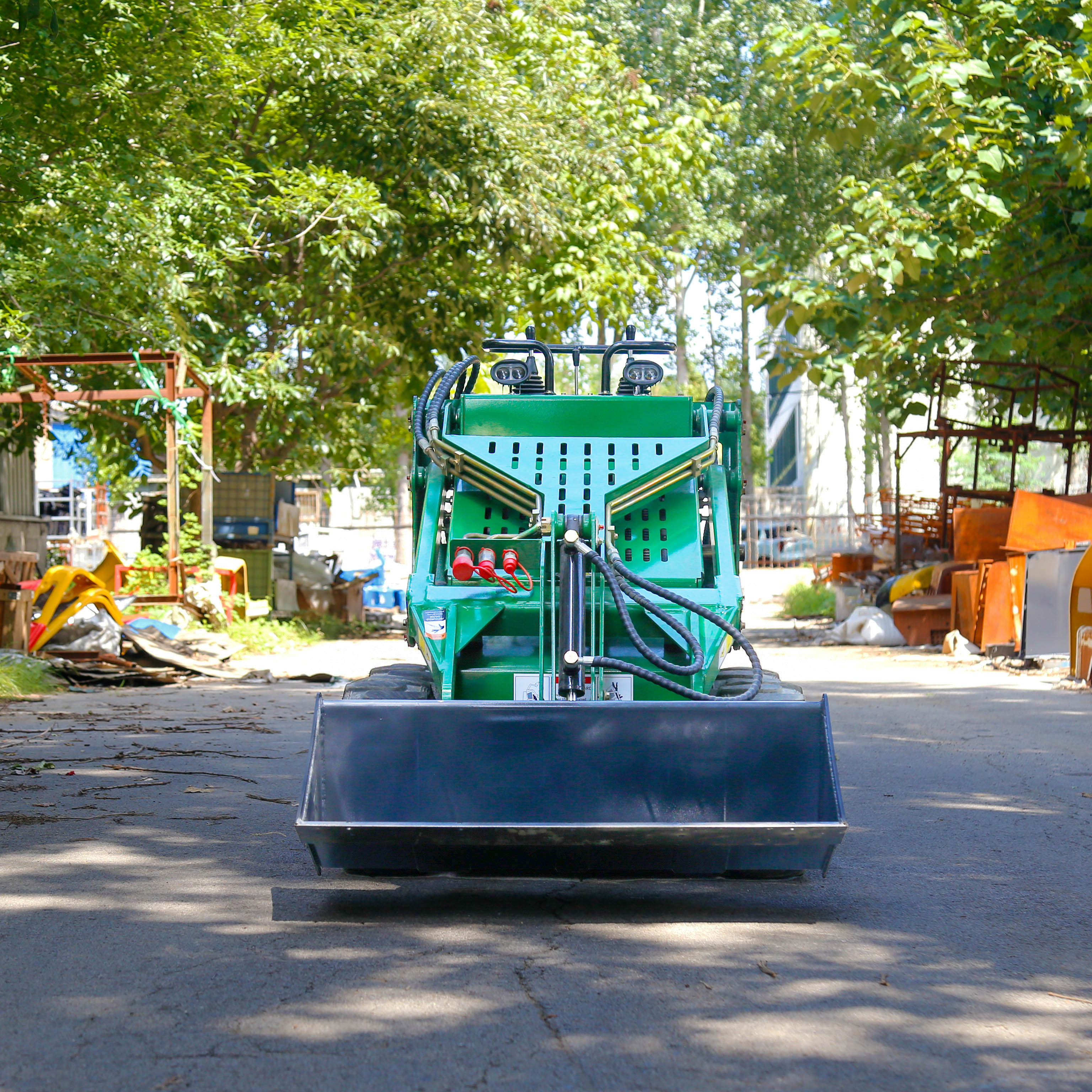 New Cheap Flexible 330 Great Value Wheel Skid Steer Loader Green Movement Best Powerful Turning in Place