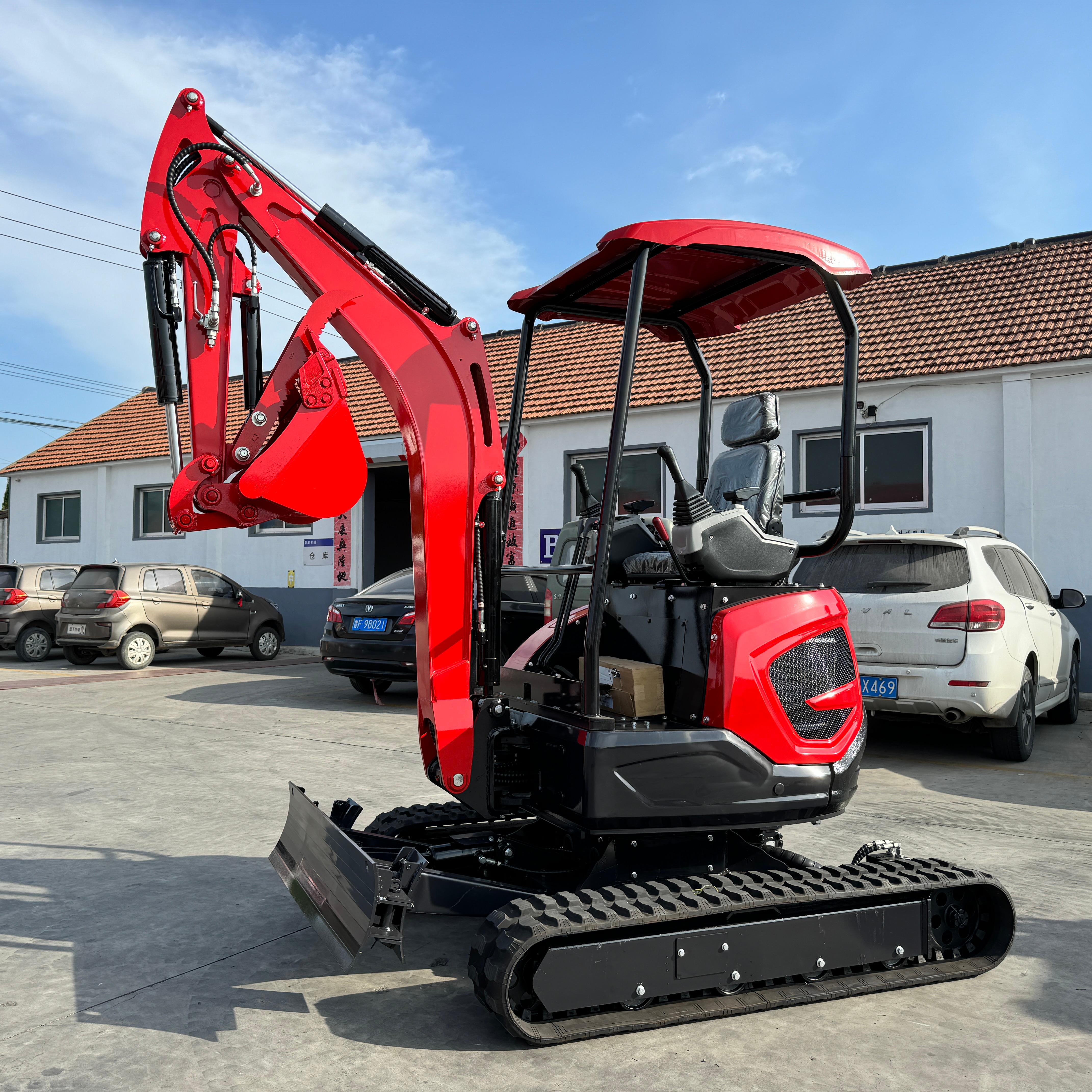 2.5 Ton Mini Excavator EPA Approved Small Crawler Excavator for Farm Construction Landscaping