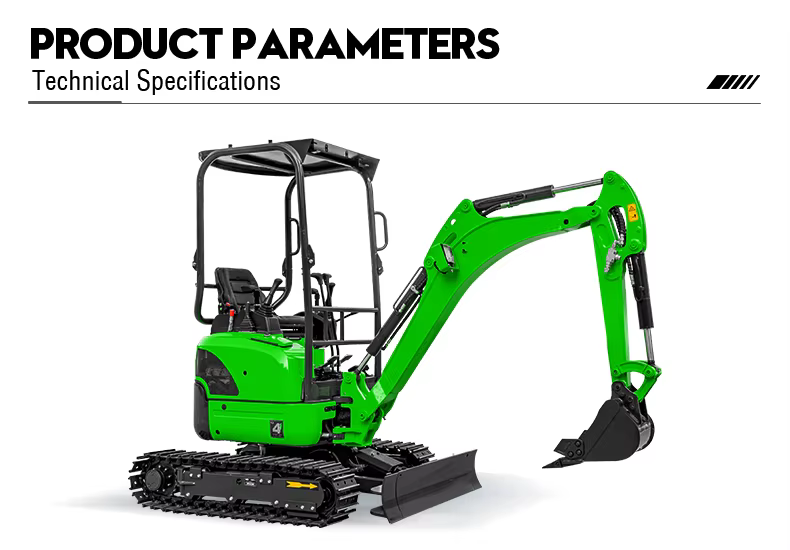 18 ton mini digger for greenhouse backyard mini crawler excavator rubber track compact china machinery-0