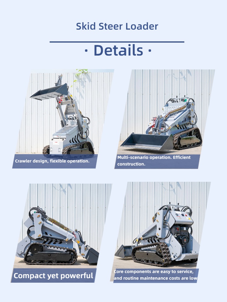 new cheap 330 best powerful great grey movement turning in place flexible value skid steer loader on sale-0
