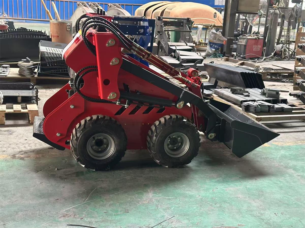 Skid steer loader geëxporteerd naar Duitsland