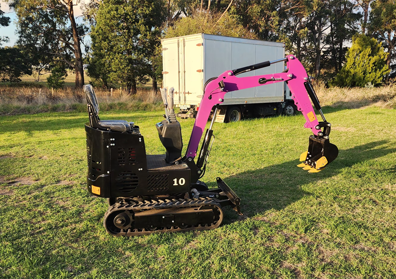 Australian customer's evaluation of the excavator