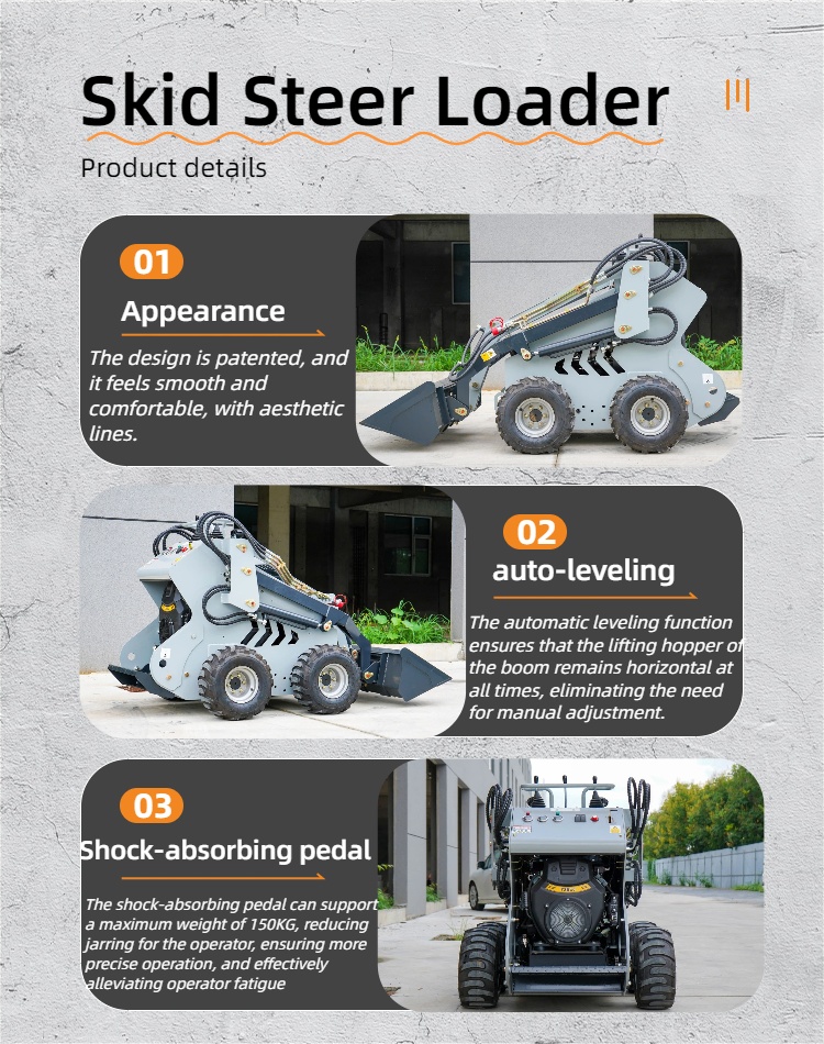 wy450 new good efficient 450 high powerful grey wheel skid steer loader best quality best efficient low price high quality best sale-0