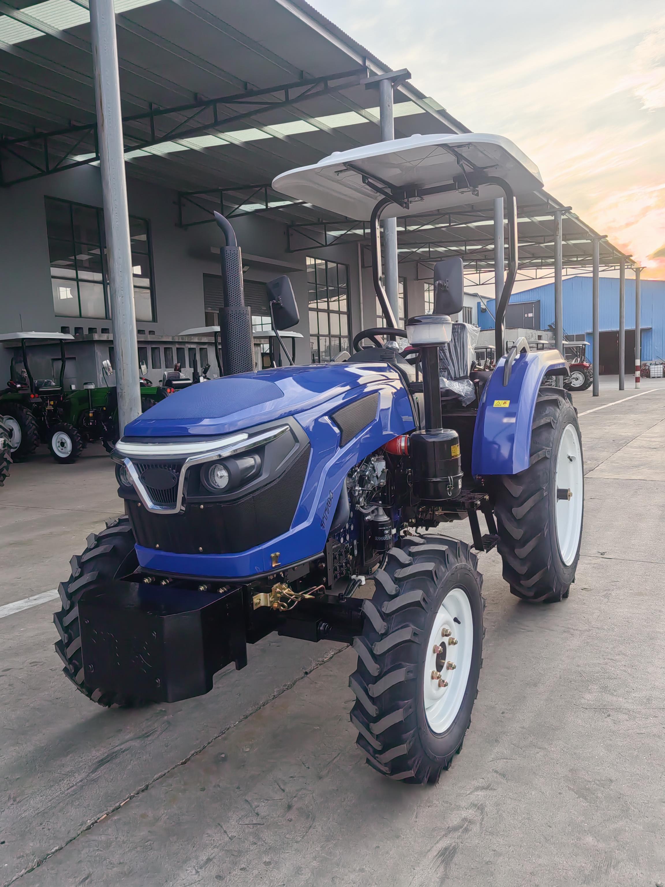 De productie van een tractor is afgerond en zal worden verzonden naar de Verenigde Staten