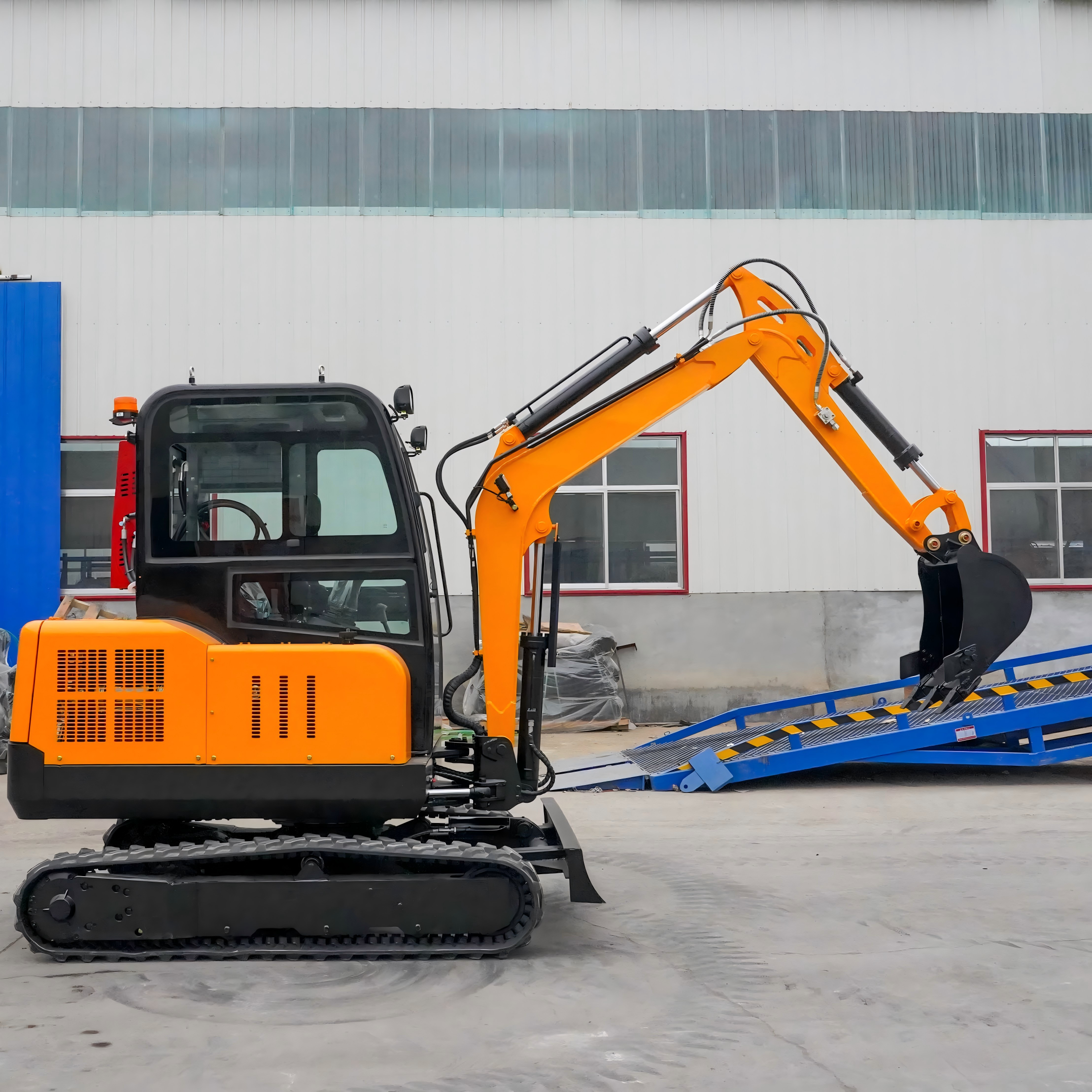 WY35 Cheap Orange Best Efficient Excavators 3.5Ton Upper Arm Lateral Swing on Promotional Offer on Sale