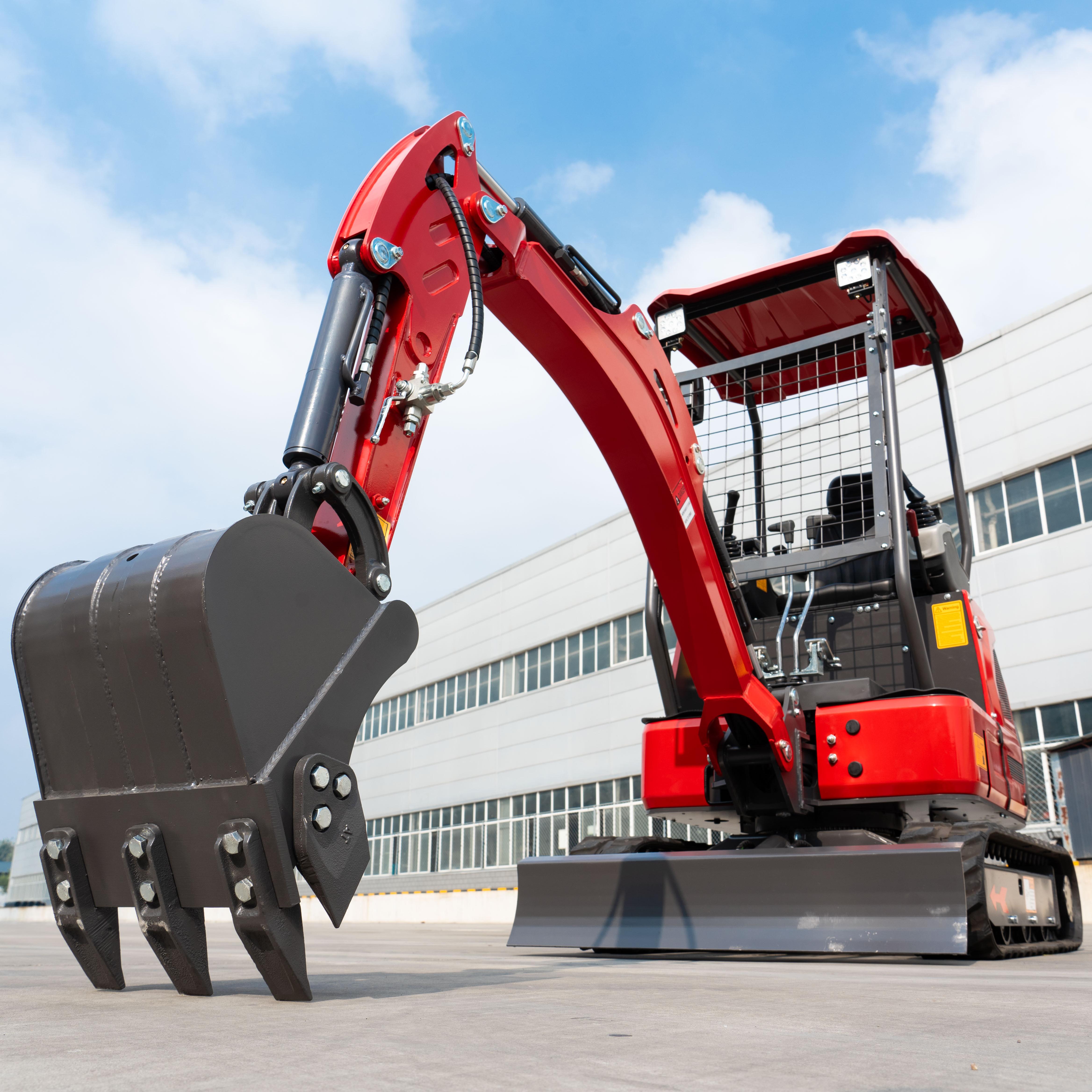 1.8T Mini Excavator with Hydraulic Thumb | Precision Digging Machine for Utility Projects, Orchards & Residential Sites