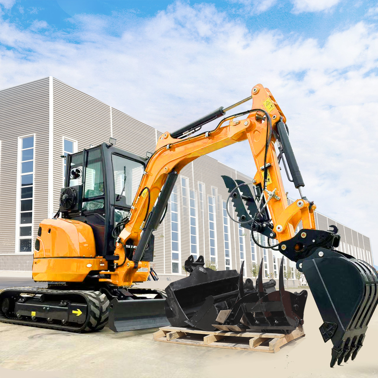 3.5 Ton Mini Excavator | Compact Crawler Excavator  for Construction & Landscaping