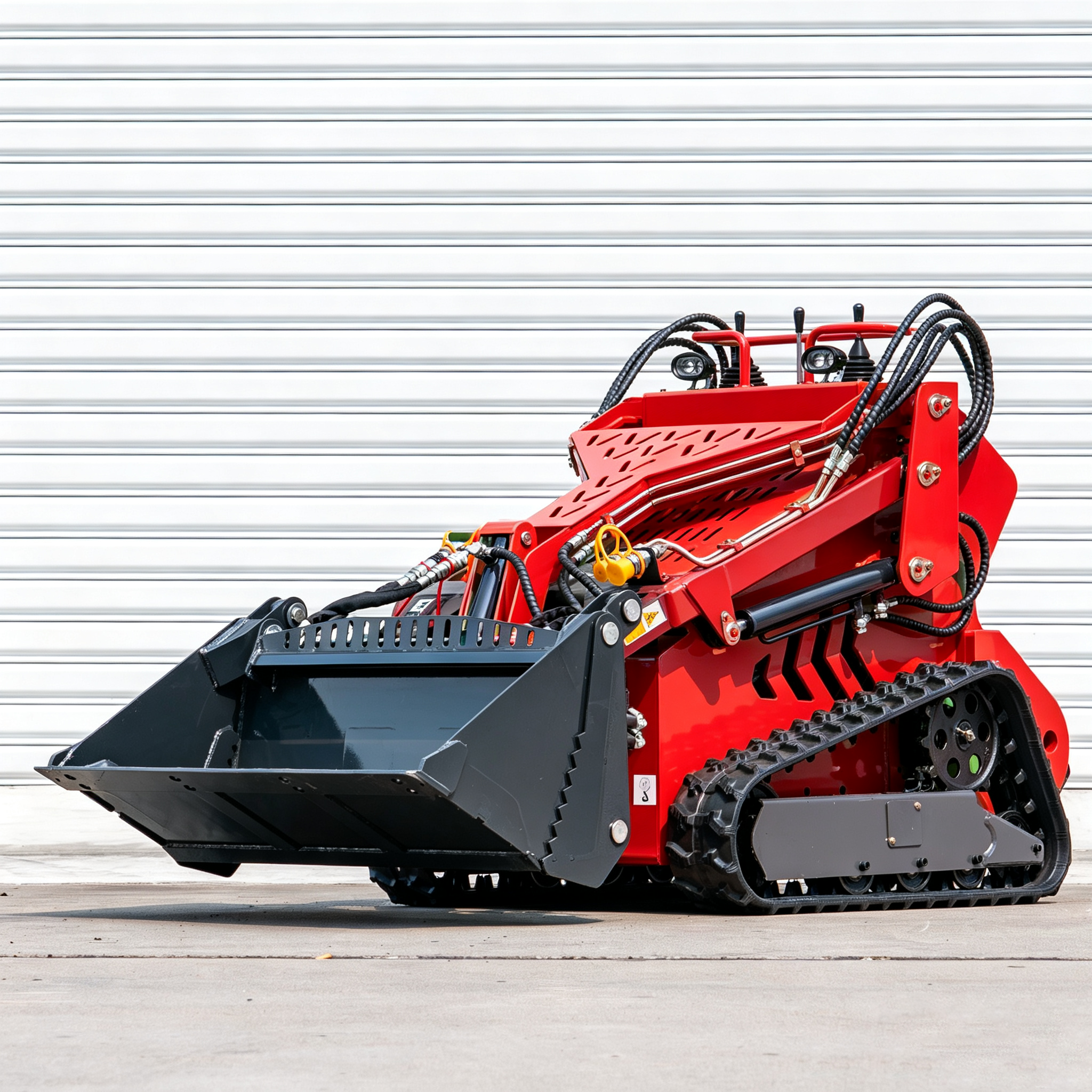 High Quality Crawler mini skid steer  loader  Low Price Best Efficient High Powerful small  loader with attachment