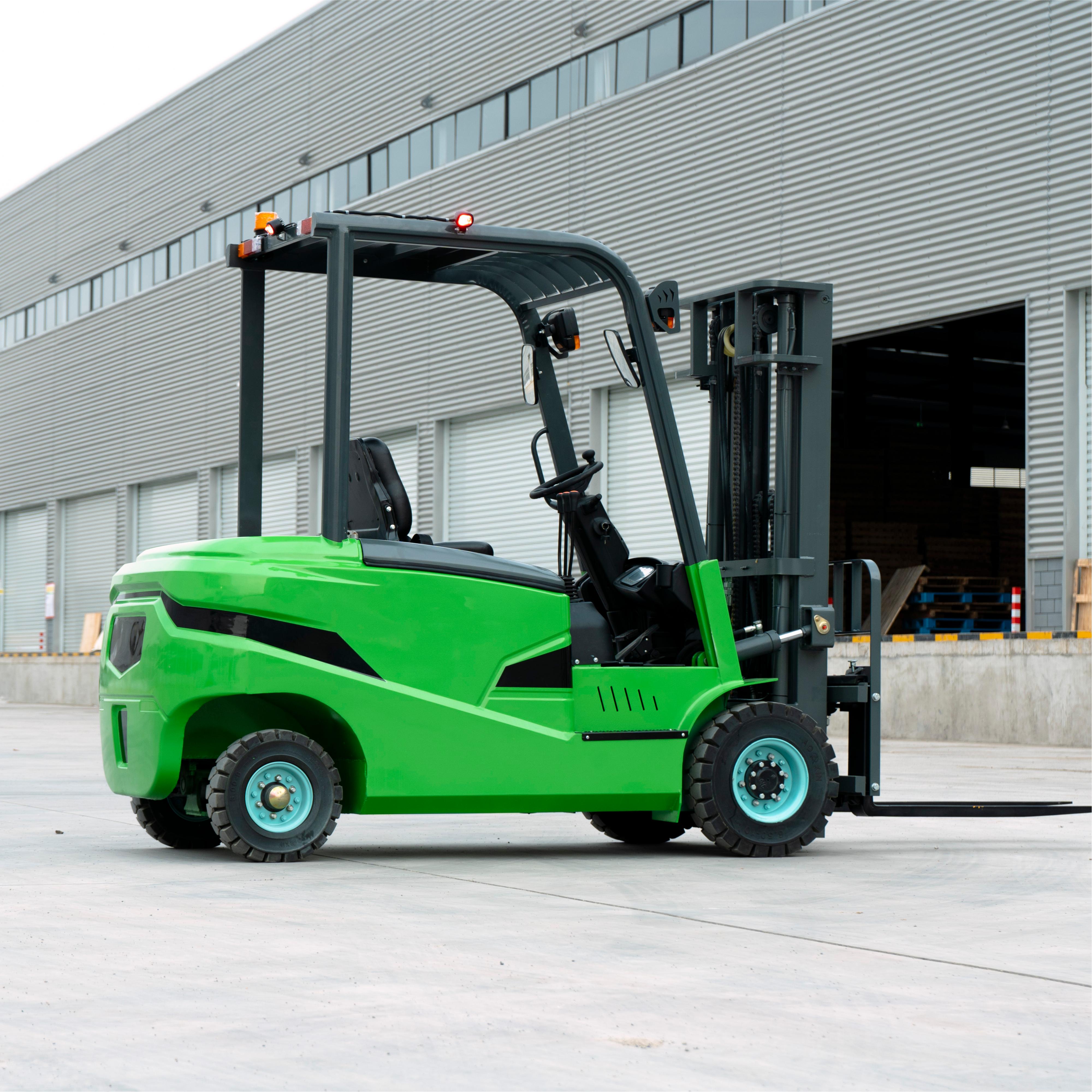 WY25 Gratis verzending! Hoogwaardige elektrische heftruck van 2,5 ton, groen, multifunctioneel, topverkoper