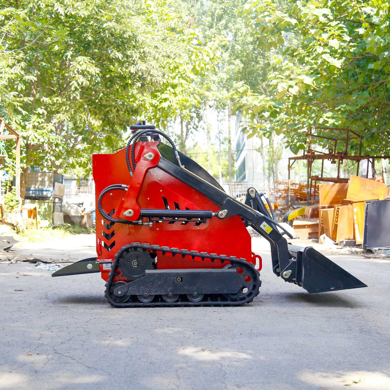 WY380 New Free Shipping Cheap Price 380 Multi Functional Red Tracked Skid Steer Loader Good Sale