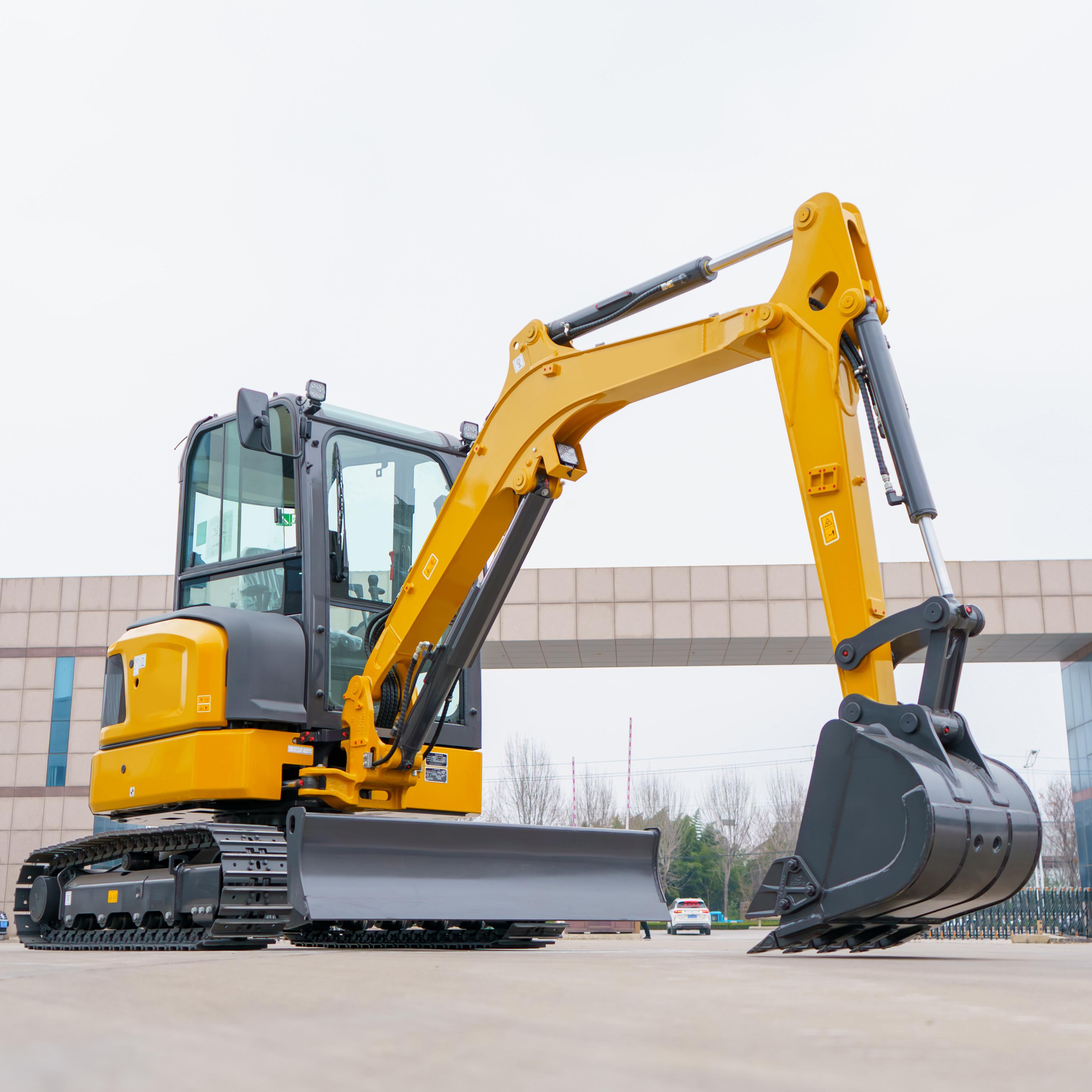 WY35 New Free Shipping 3.5Ton Excavator Offer Best Efficient Yellow on Promotional Upper Arm Lateral Swing on Sale