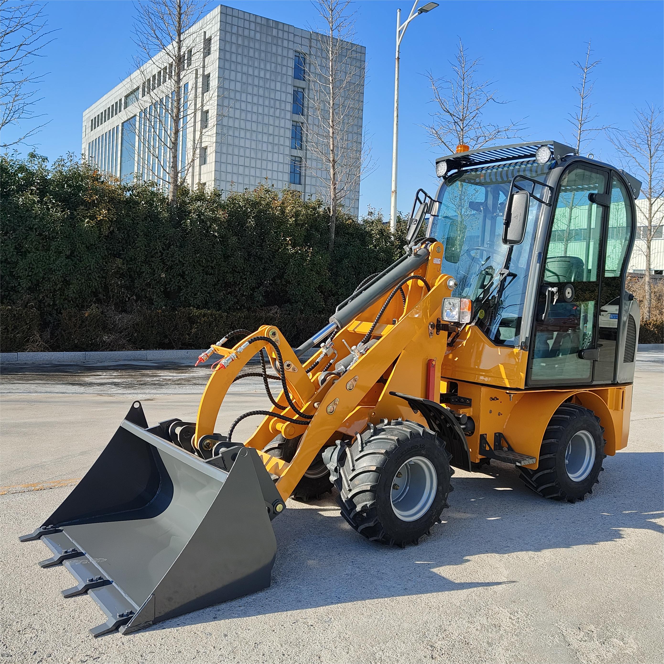 China Made  Free Shipping 1 Ton Best Efficient Cheap Price Electric Loaders Low Energy Zero Emission
