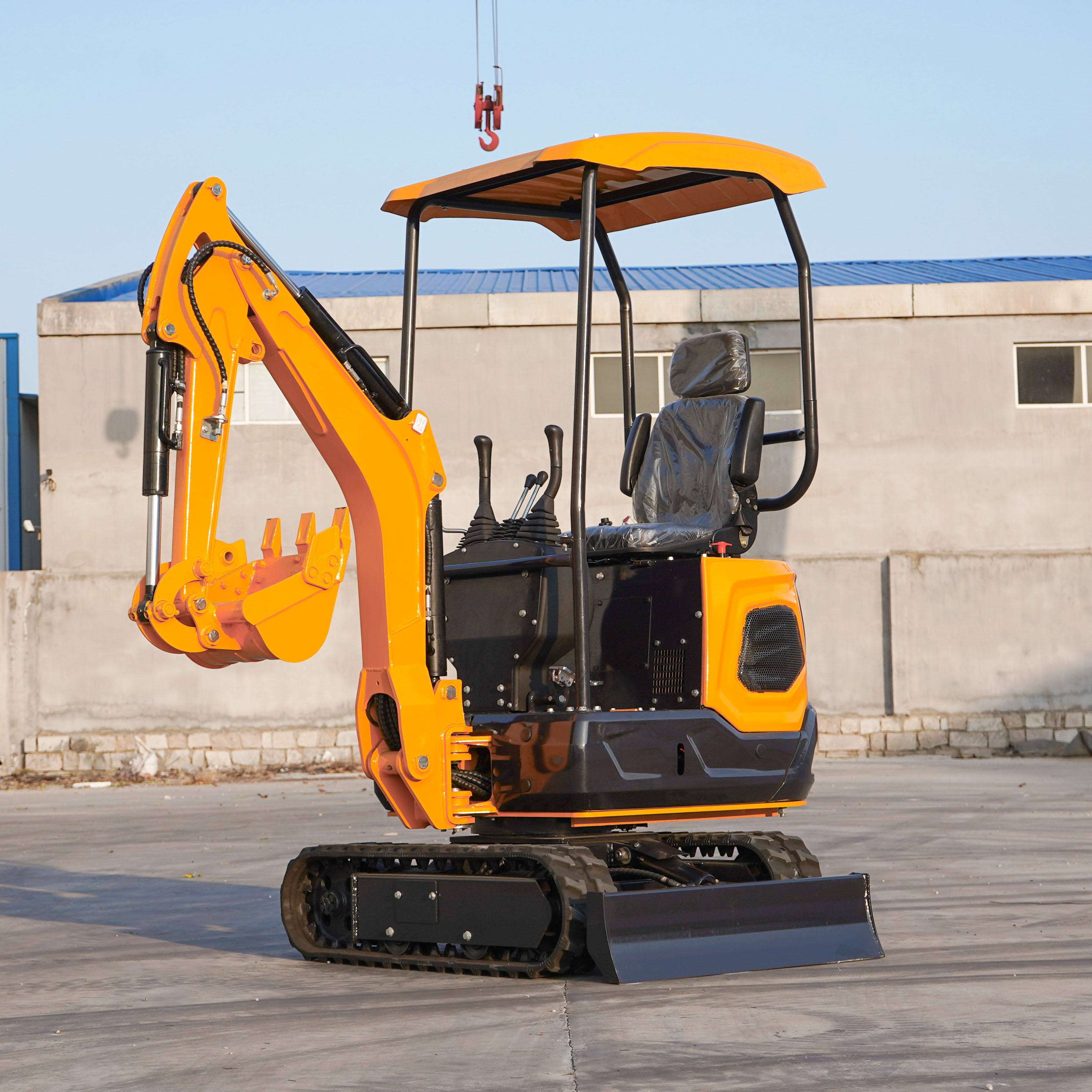 
Cheap Price Mini excavator Best Quality Free Shipping WY12 Hydraulic Bucket Dozer Blade for Farm Orchard Trench Digging Work