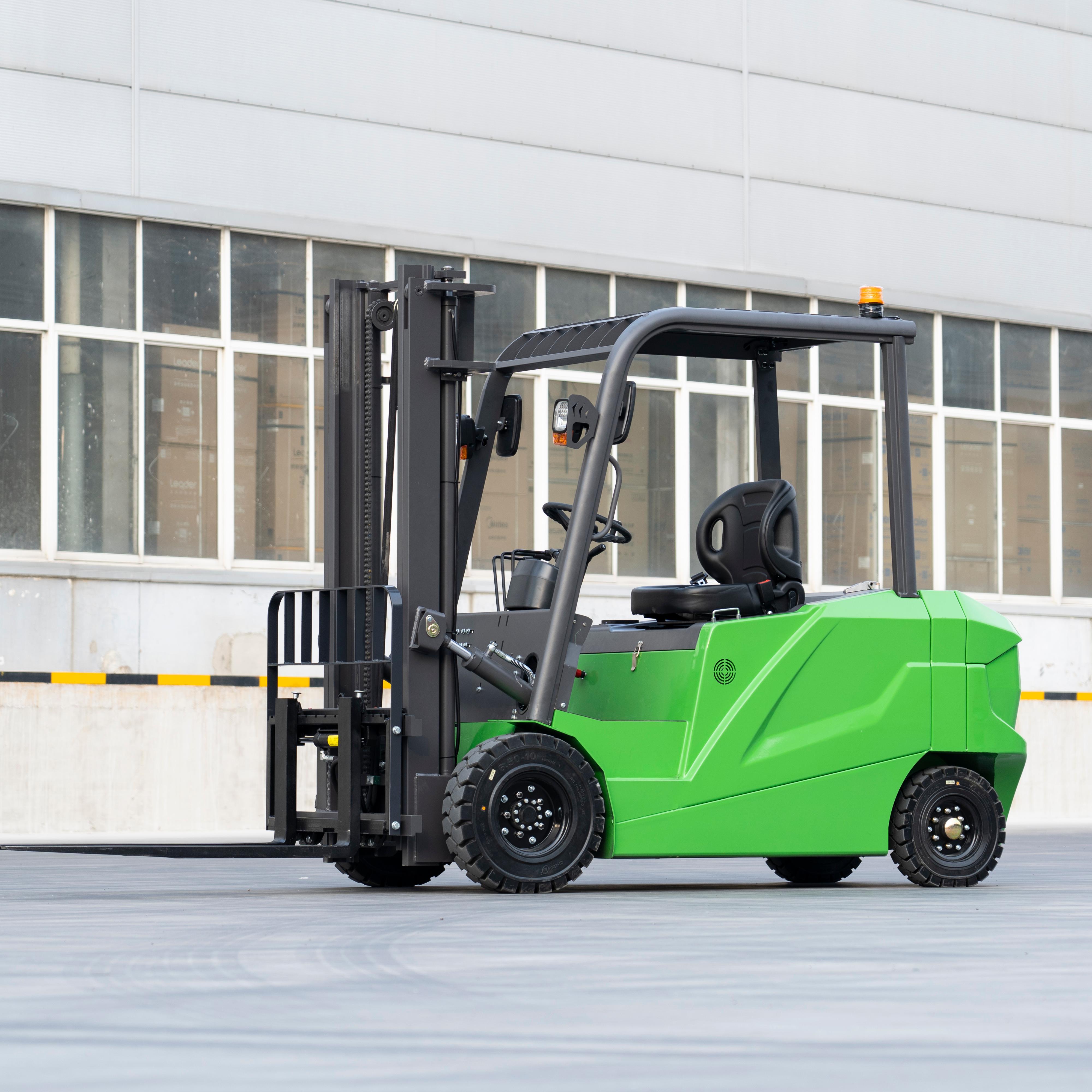 4-Wheel Electric Forklift | Stable Material Handling Equipment for Indoor & Factory Applications