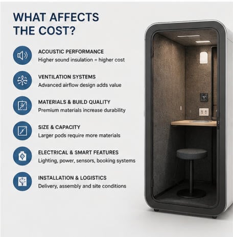 Beyond the Price Tag: Calculating the True ROI of Office Soundproof Pods