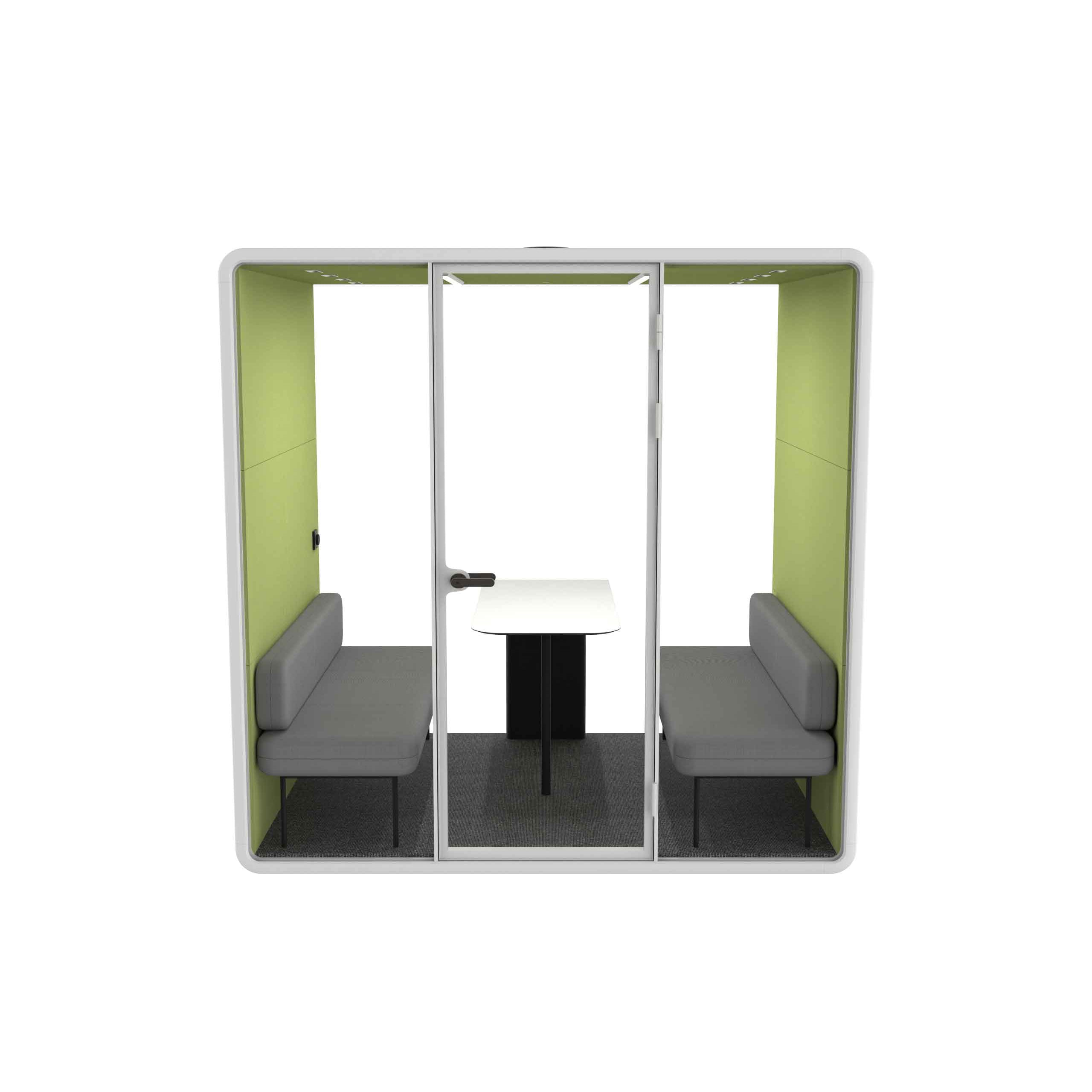  Innovative Meeting Pod L: Ergonomic Workspace for Collaborative Sessions Up to 70 Characters