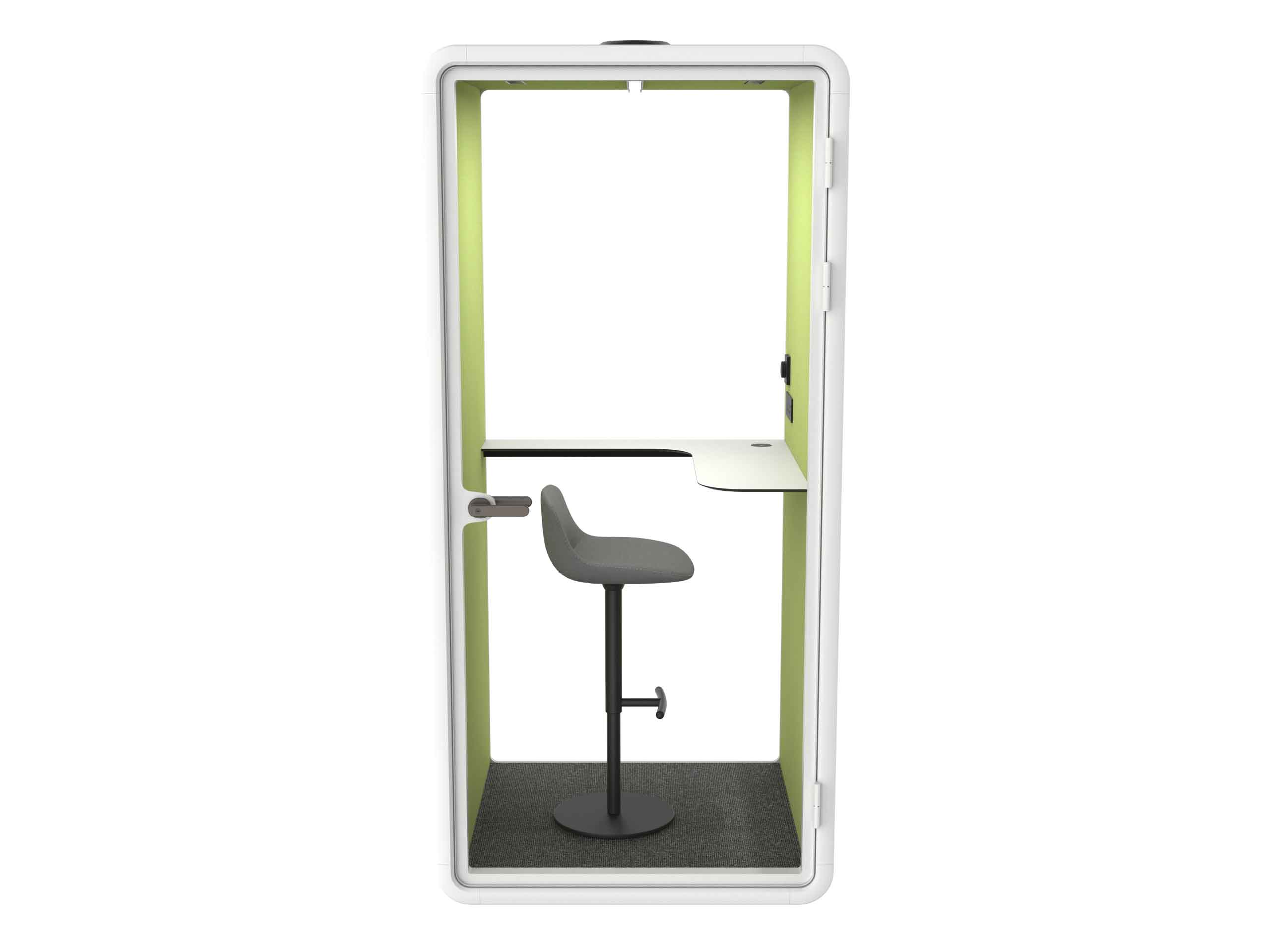 Innovativ Prime S: Personal Phone Pod for ultimativ privatliv og komfort, ideel til 1 bruger