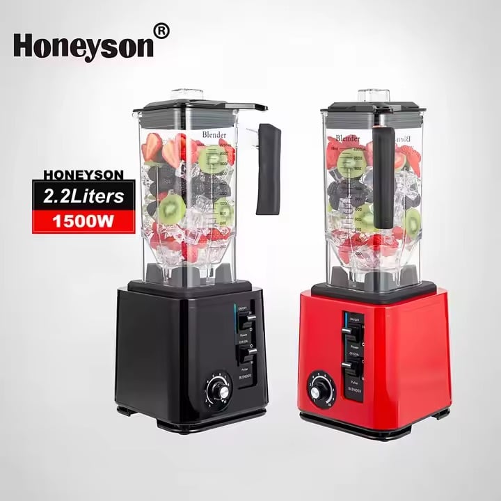 Commercial Heavy Duty Blender with pure cooper Motor Electric Smoothie Food Juicer HS-7008