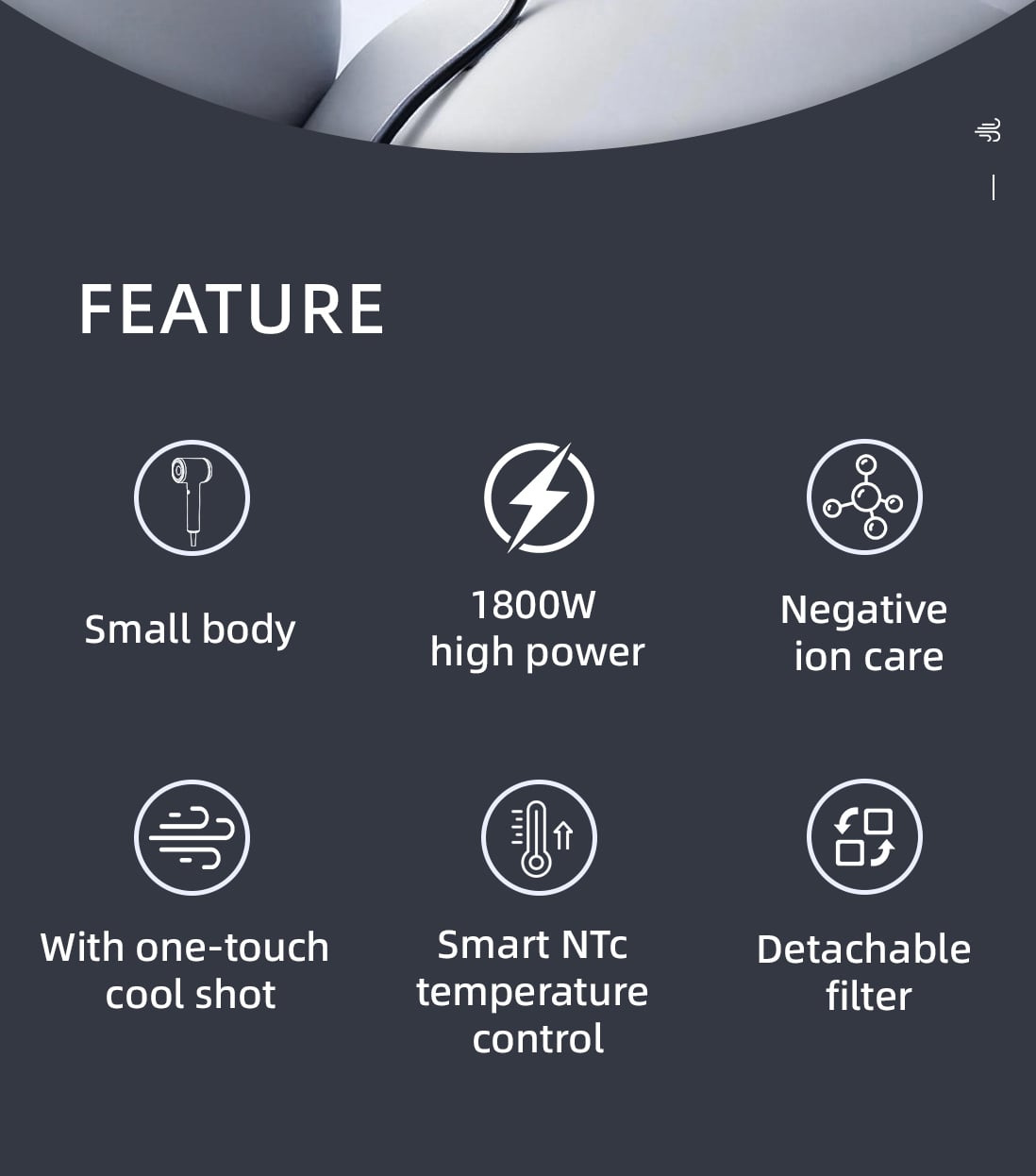 f25 ionic premium hotel high speed hair dryer modern hospitality-1