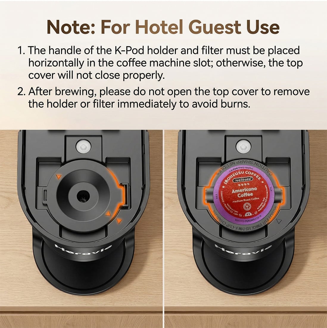 kc201 3 in 1 single serve coffee maker for k cup pods ground coffee tea-4
