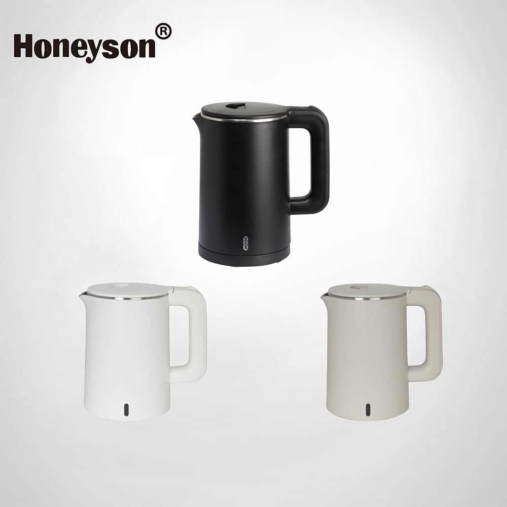 Hotel Guestroom Kettle, 1.0L capacity, double body, cool touch style kettle, K106